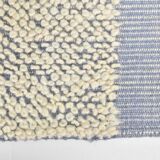 8x10 Blue & Beige Large Vintage Kilim Rug, 250x298Cm