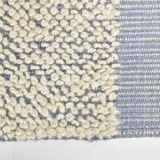 8x10 Blue & Beige Large Vintage Kilim Rug, 250x298Cm