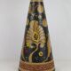 Deruta Santucci vase hand-painted terracotta signed numbered vintage Italy VA2
