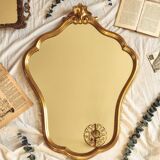 Golden shell mirror