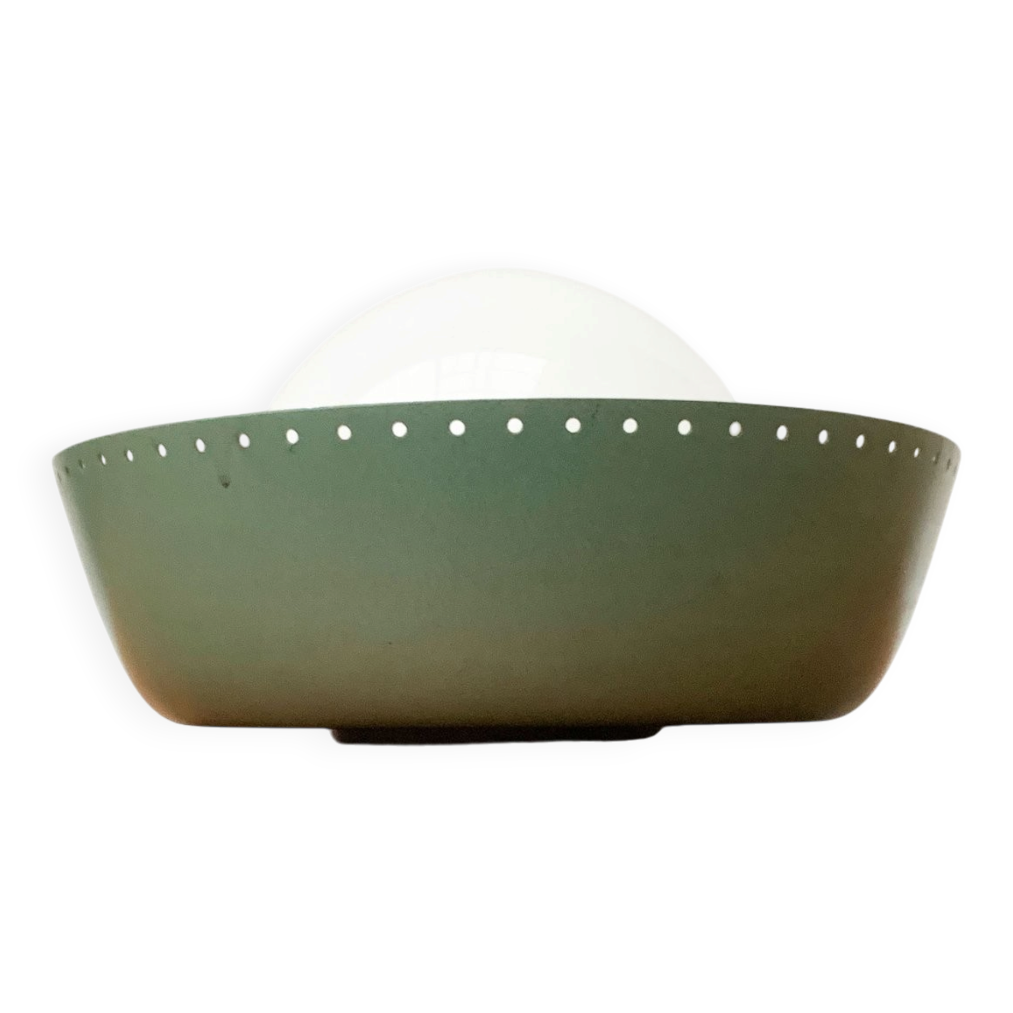 Mid-century German minimalist ceiling lamp by Bega.
