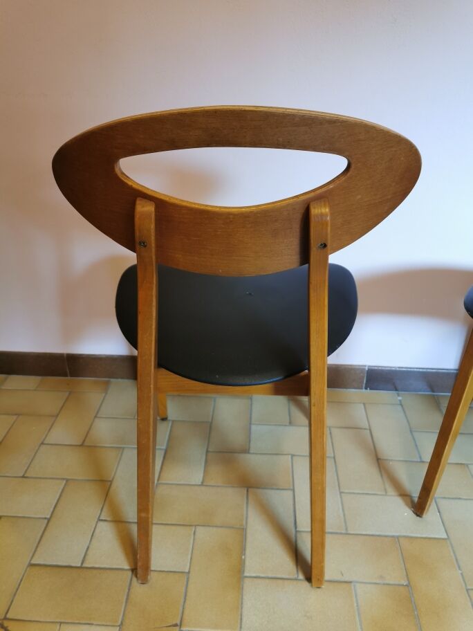 Lot de 4 chaises, années 70