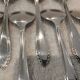 11 silver-plated ice cream scoops, goldsmith, art deco style