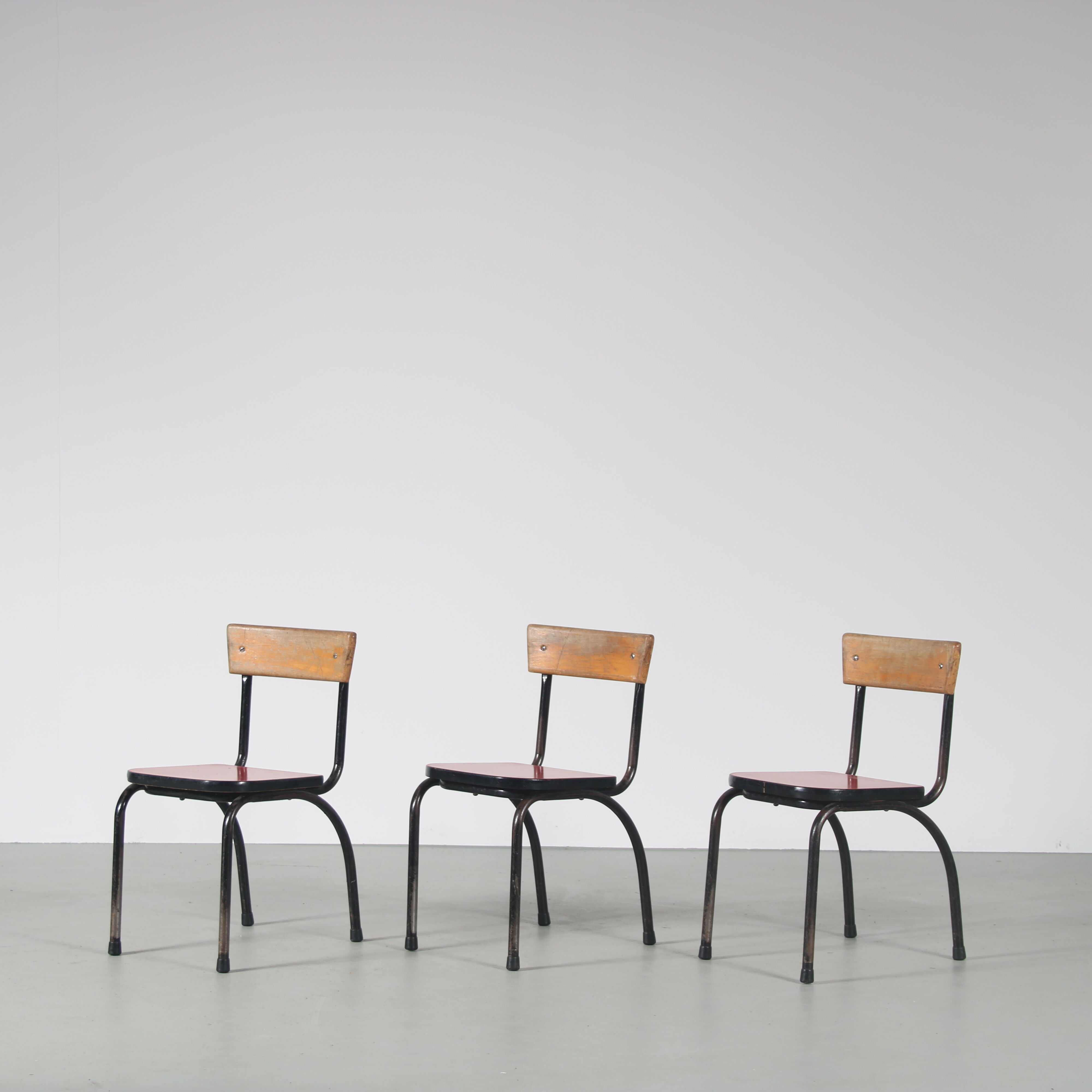 1950s children chair by Willy van der Meeren for Tubax, Belgium