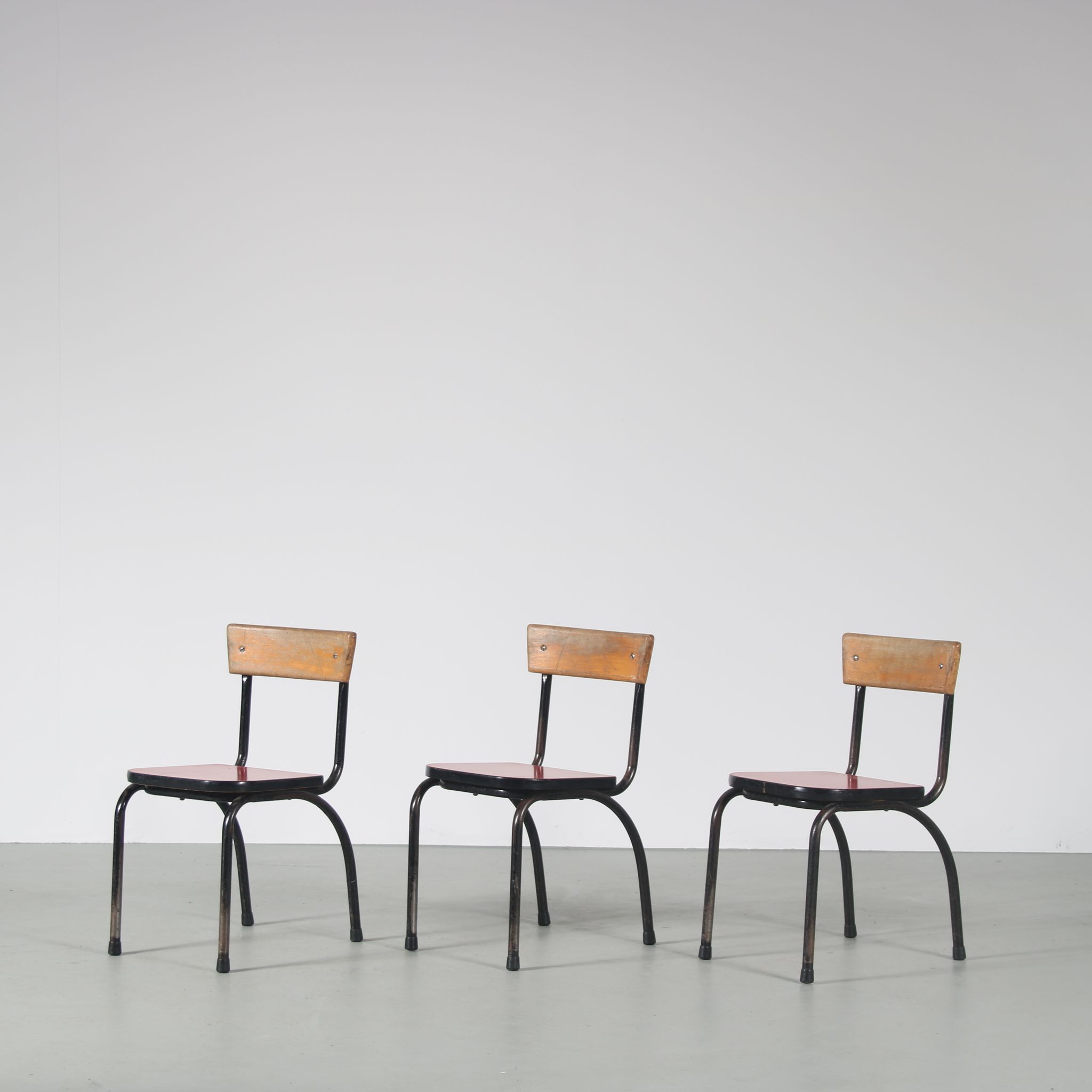 1950s children chair by Willy van der Meeren for Tubax, Belgium