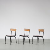 1950s children chair by Willy van der Meeren for Tubax, Belgium