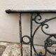 Antique cast iron balcony grill