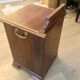 Edwardian furniture / Mahogany coal scuttle