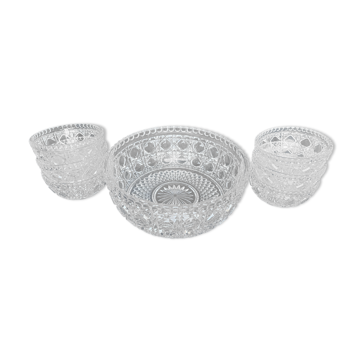 Salad fruit salad set + 6 cups