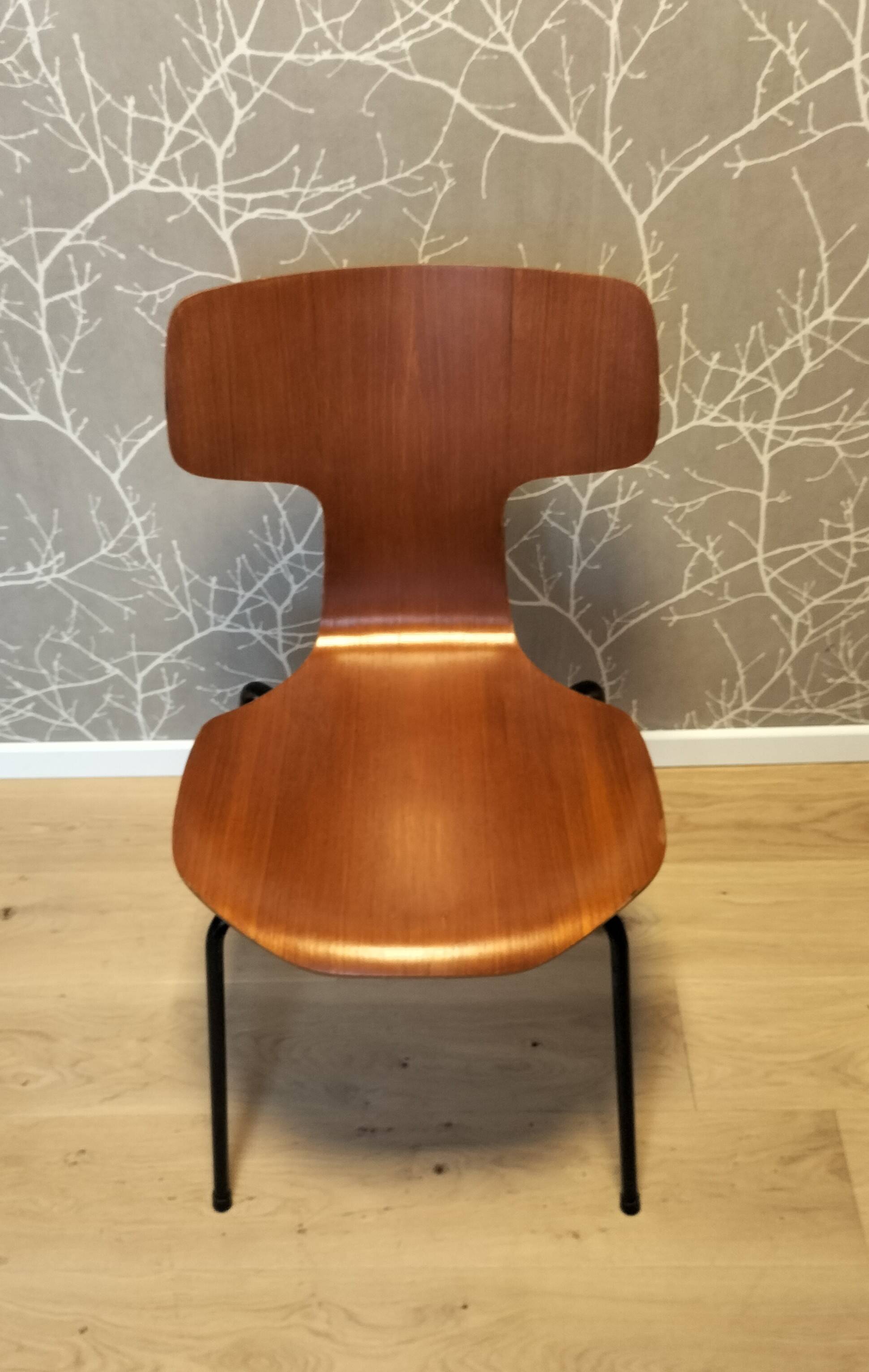 4 Arne Jacobsen's chairs Mod. 3300 1st edition