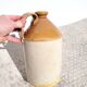 Glazed stoneware jug pot