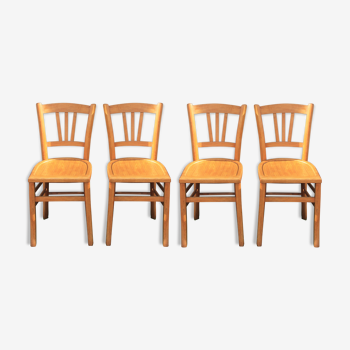 Set de 4 chaises bistrot Luterma