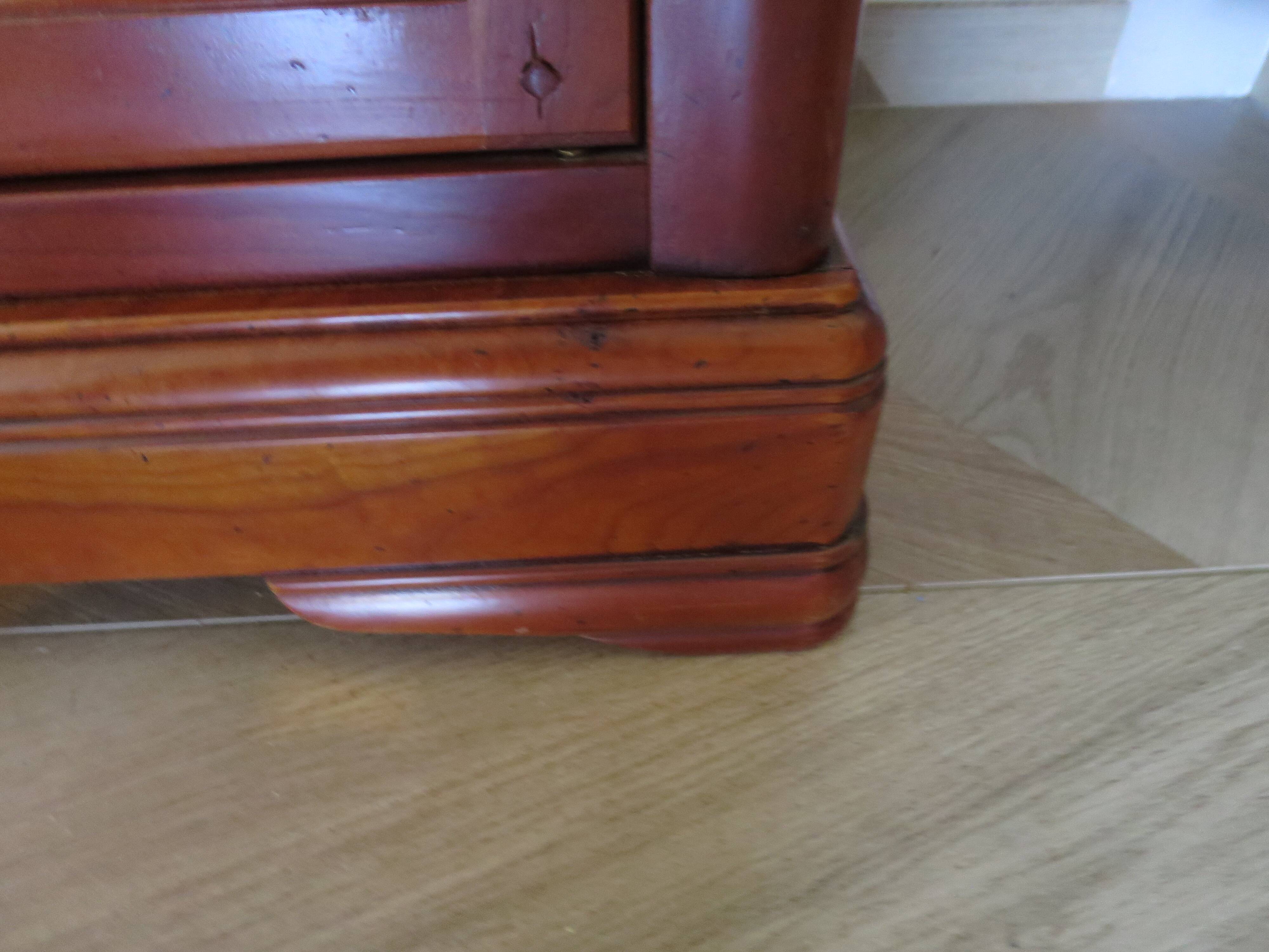 Sideboard - Long entrance cabinet - 1 drawer - 3 doors - solid wood - Louis Philippe