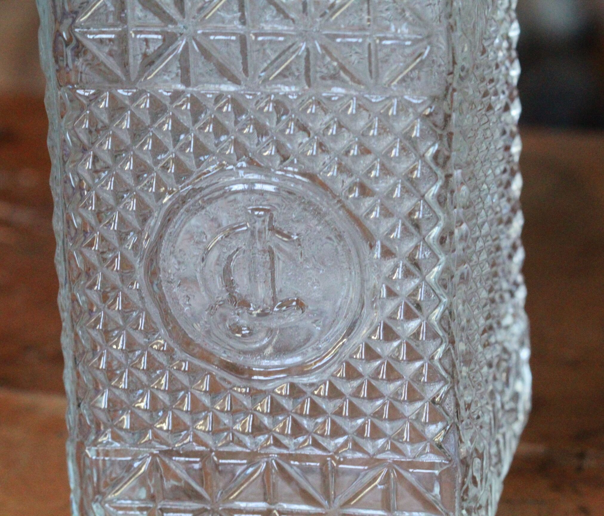 Old whisky decanter