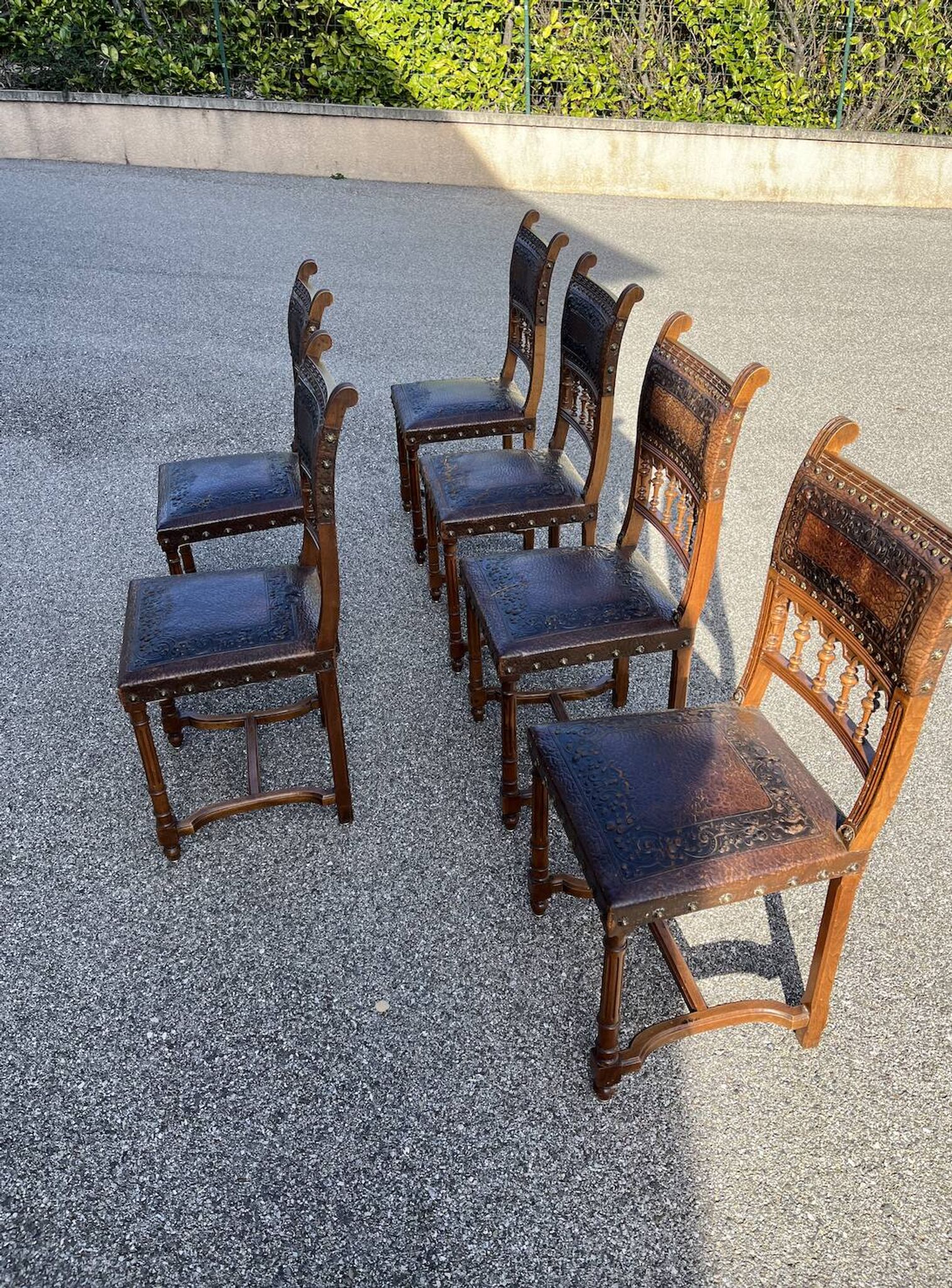 6 chaises Henri II