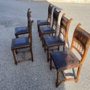 6 chaises Henri II