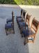 6 Henri II chairs
