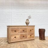 Oak loom cabinet 6 drawers 1930