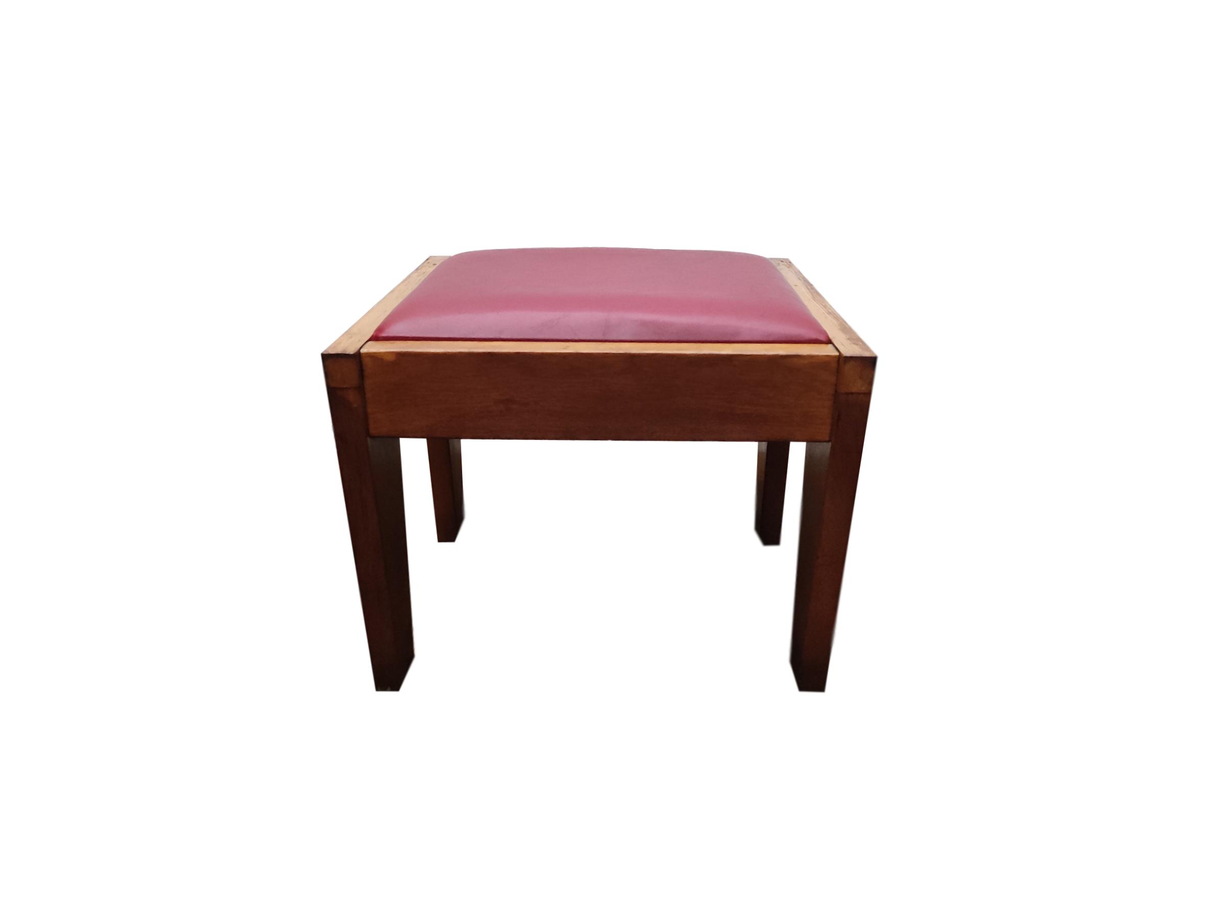 Geometric oak stools, 1940