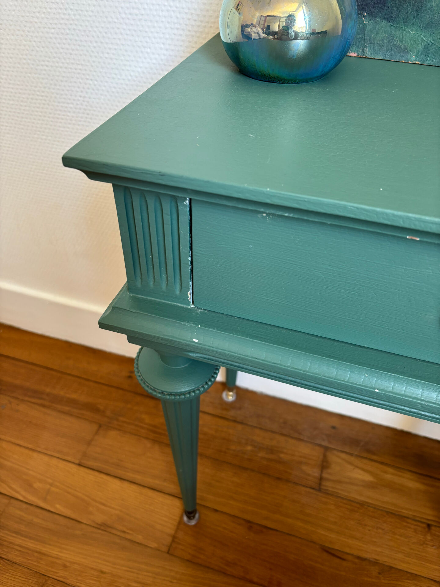 Lot of 2 Empire style bedside tables.
