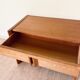 Commode moderniste années 70/80 en merisier plaqué