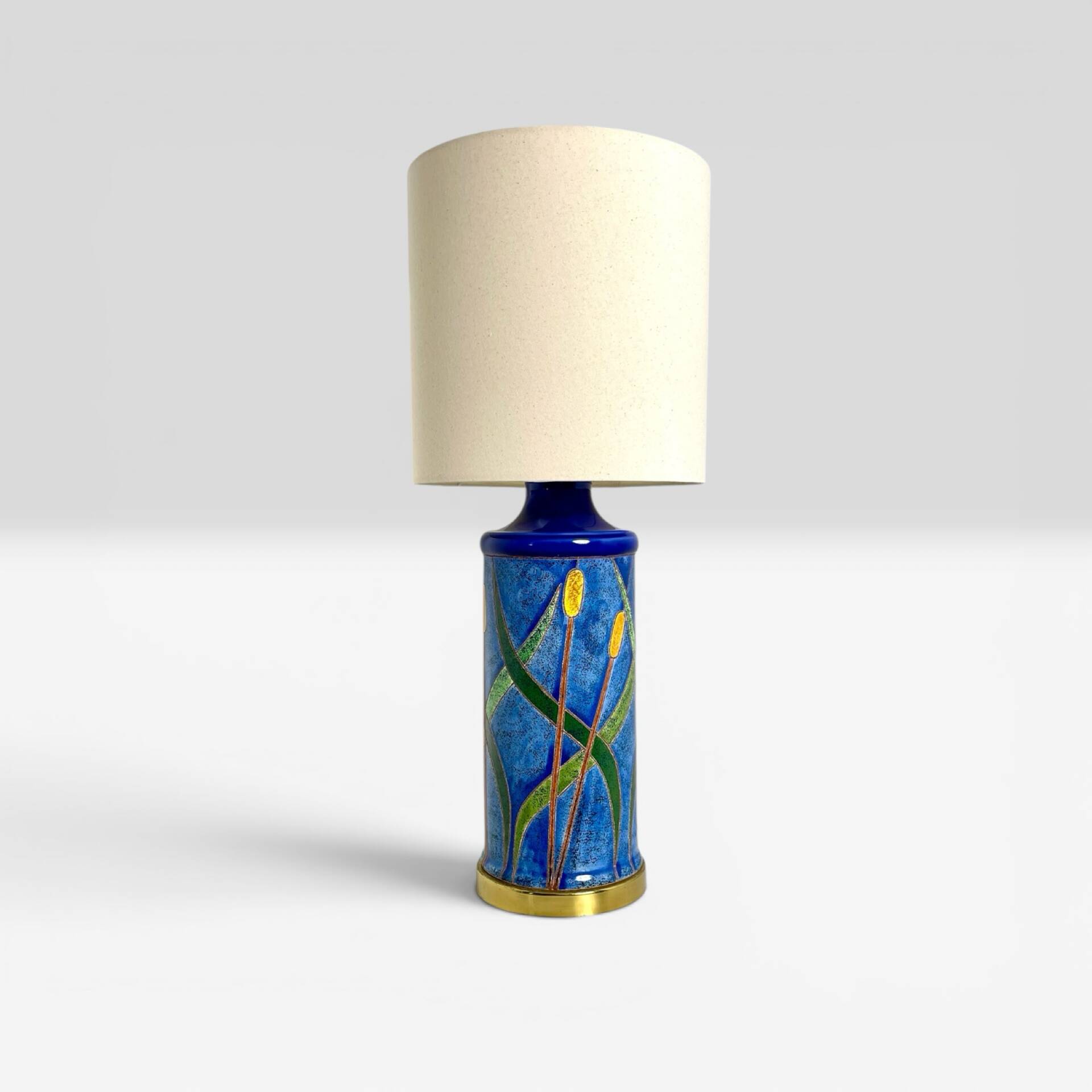 Lampe en céramique vers 1980