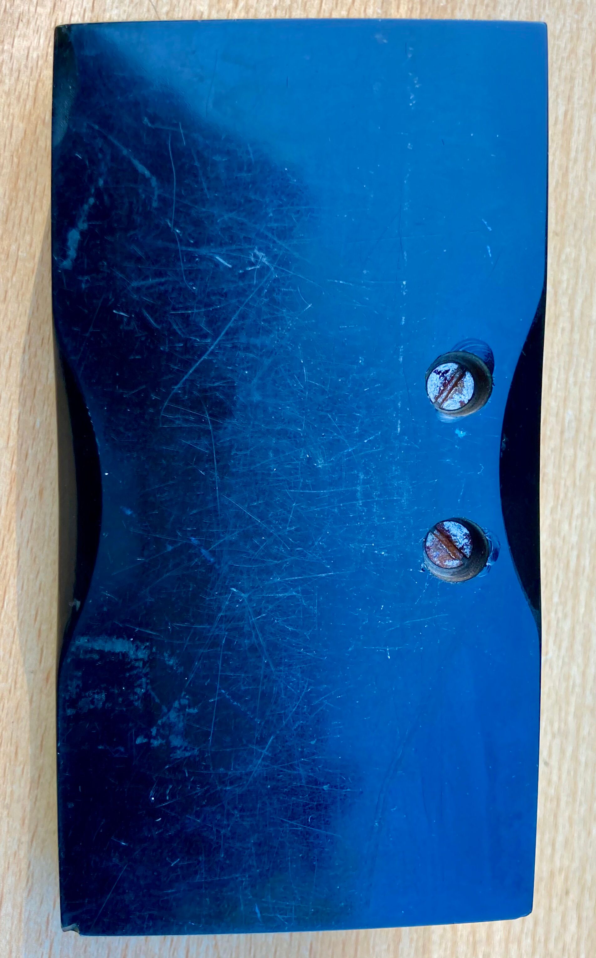 Perpetual office calendar resin with inclusions vintage seaside souvenir