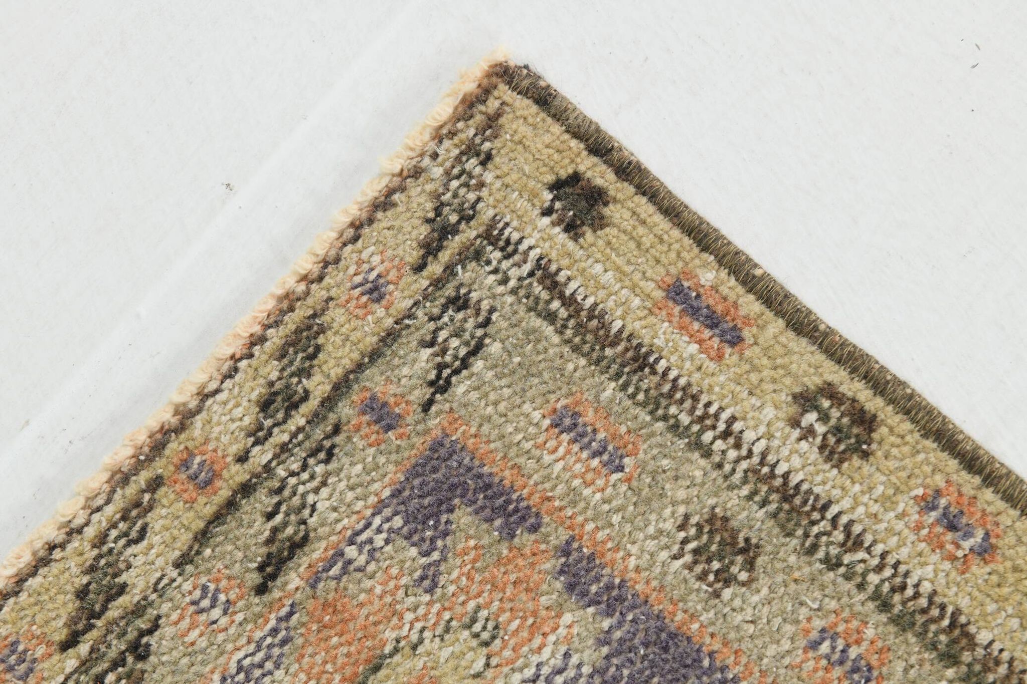 6x9 Peach & Cream Oriental Style Pattern Vintage Rug, 188x288Cm