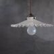 Suspension en opaline blanche