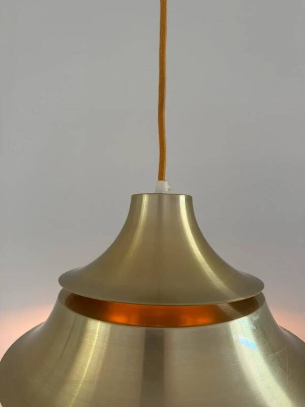 Vintage Danish gold pendant - Golden design lamp