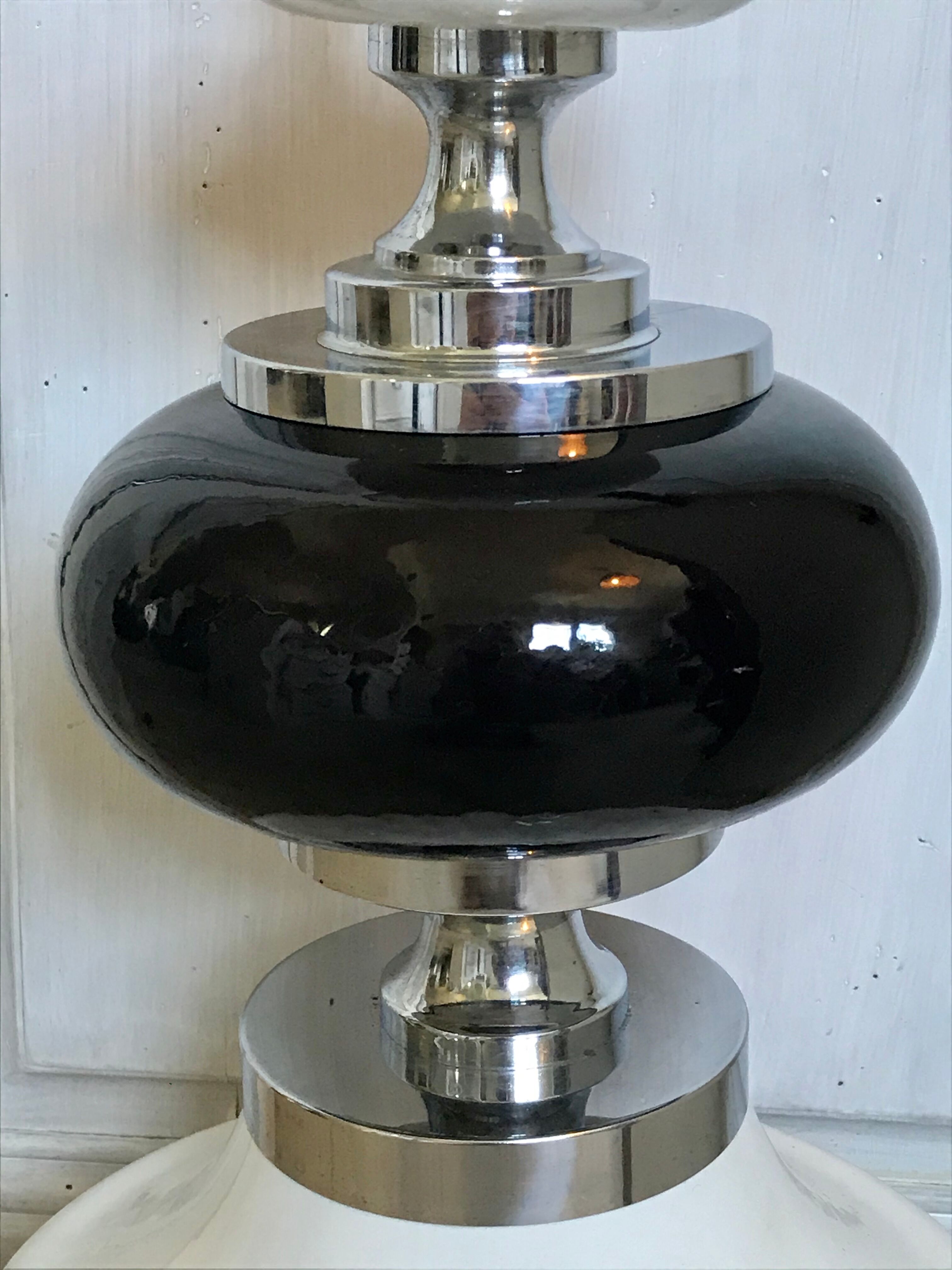 Vintage ceramic lamp  68 cm