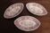 Set of 3 Burgenland red Villeroy & Boch dishes