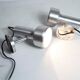 Paire d'appliques SCE 1970 aluminium ref 2312