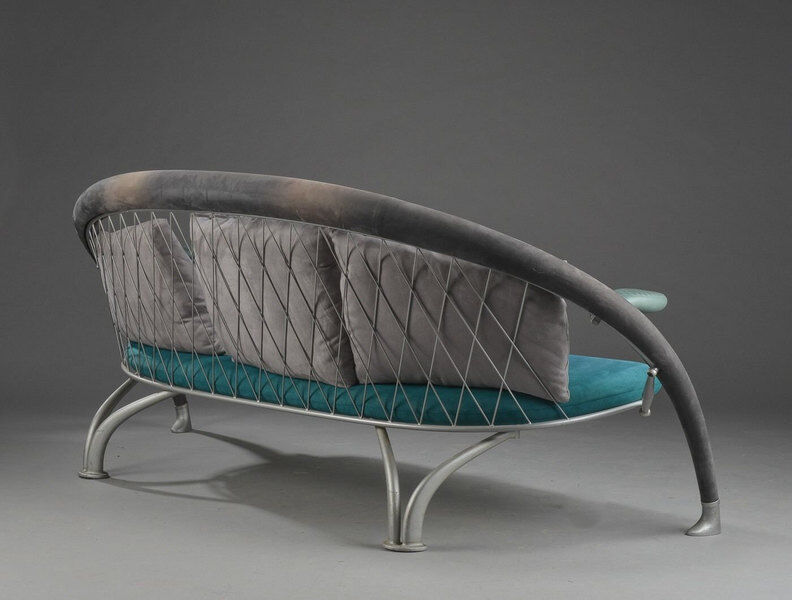 Italian Design 3 Seater Couch By Andrea Branzi For Cassina
