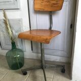 Vintage wheeled office chair
