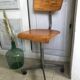 Vintage wheeled office chair