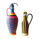 Scoubidous bottles 60s