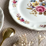 5 dessert plates Orchies Moulin des Loups