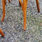 Set of 6 old bistro chairs