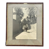 Old photograph, silver print, Morocco, 1950