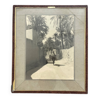 Old photograph, silver print, Morocco, 1950