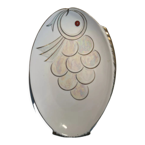 Plat en porcelaine forme poisson
