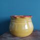 Planter, glazed terracotta flower pot, Provençal pottery