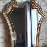 Gilded mirror in wood and stucco 85x53cm