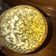 Art Deco vase in speckled glass