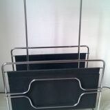 Vintage modernist magazine rack by Eric Hoglund Sweden 1970