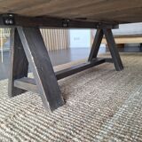 Old wood coffee table 180 x 109 x 37