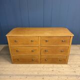 Antique painted Dutch counter