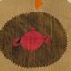 Vintage Turkish hand-knotted rug 107x126 cm