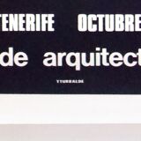 Poster of the Exhibition of Multiple and Contemporary Graphic Arts of Santa-Cruz de Tenerife in 1972